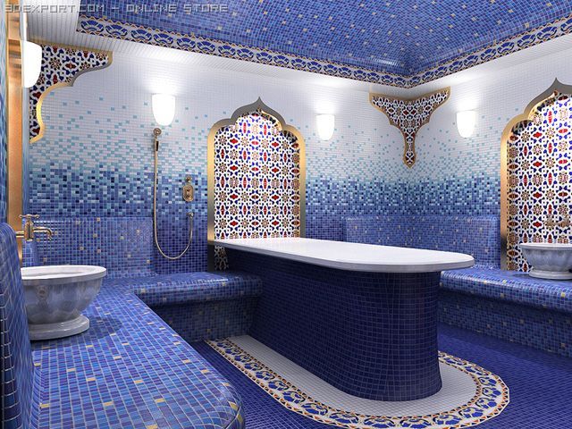 hamam8 Model 3D .c4d .max .obj .3ds .fbx .stl .blend 