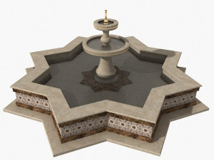 fountain 09 Model 3D