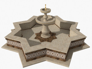 fountain 09 Model 3D