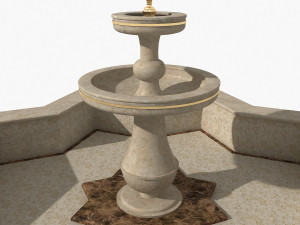 fountain 09 Model 3D