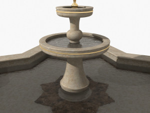 fountain 09 Model 3D