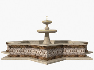fountain 09 Model 3D