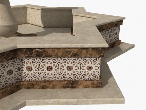 fountain 09 Model 3D