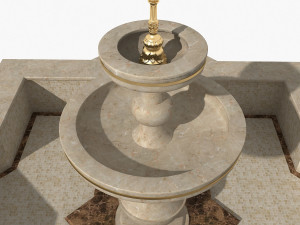 fountain 09 Model 3D