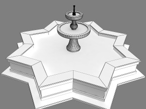 fountain 09 Model 3D
