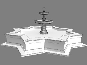 fountain 09 Model 3D