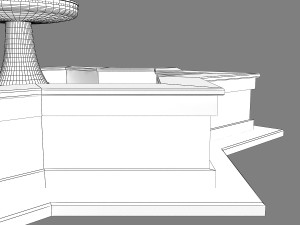 fountain 09 Model 3D