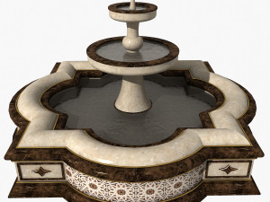 fountain 08 Model 3D