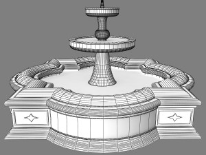fountain 08 3D Model