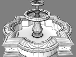 fountain 08 3D Model