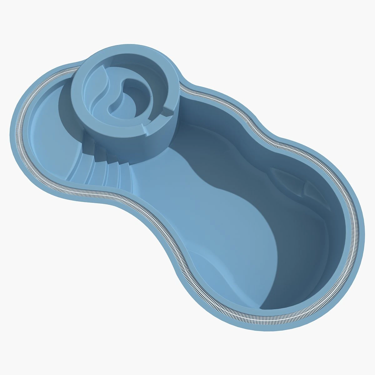 swimming pool 11 3D Model .c4d .max .obj .3ds .fbx .stl .blend 
