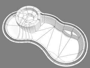 swimming pool 11 3D Model