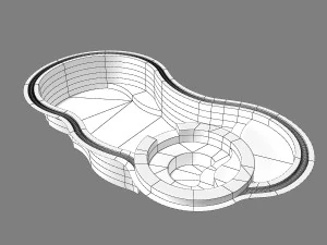 swimming pool 11 3D Model