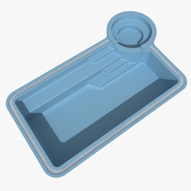 swimming pool 13 3D Model .c4d .max .obj .3ds .fbx .stl .blend 