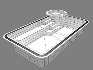 swimming pool 13 3D Model