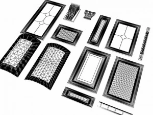kitchen element set1 3D Model