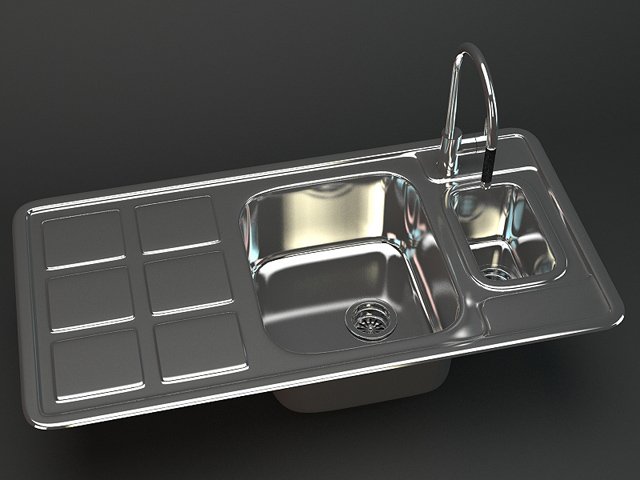 kitchen sink cuadro 2b 3D 模型 .c4d .max .obj .3ds .fbx .stl .blend