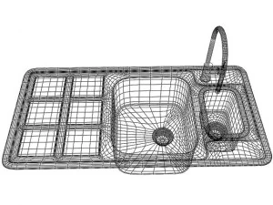 kitchen sink cuadro 2b 3D Model