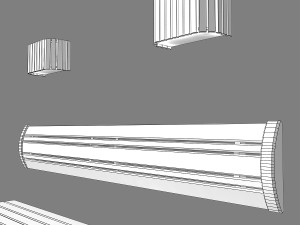 sauna bench 01 3D-Modell