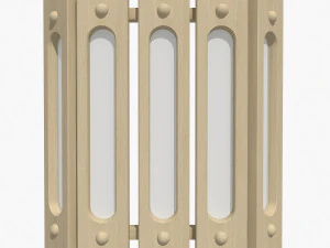 sauna light set 01 3D Model