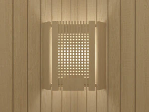 sauna light set 01 3D Model
