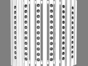 sauna light set 01 3D-Modell