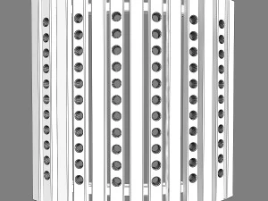 sauna light set 01 3D Model