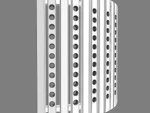 sauna light set 01 3D-Modell