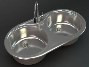 kitchen sink dr 80 2b 3D Model