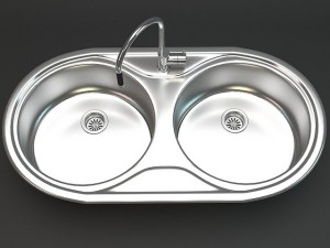 kitchen sink dr 80 2b 3D Модель