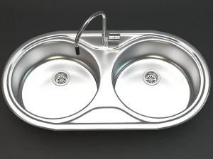 kitchen sink dr 80 2b 3D Model