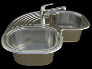 kitchen sinkalveus futur 70 Modelo 3D