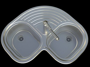 kitchen sinkalveus futur 70 Modelo 3D