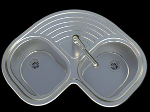 pia de cozinhaalveus futur 70 Modelo 3D