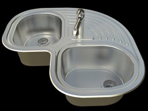 kitchen sinkalveus futur 70 Modelo 3D