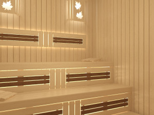 sauna bench 03 3D मॉडल