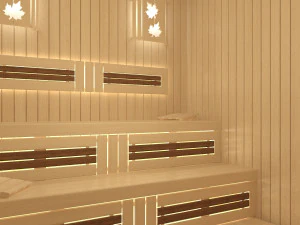 лавка для сауни 03 3D Модель