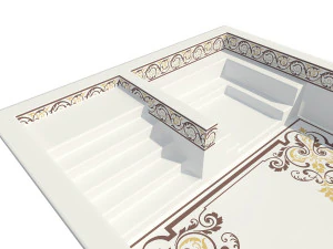 수영장 15 3D 모델