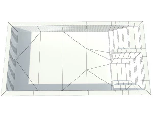수영장 15 3D 모델