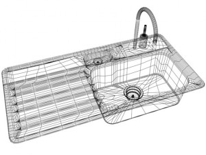 kitchen sinkpento 60b Model 3D