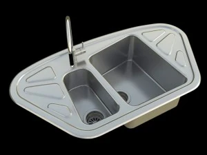 kitchen sink foster trapezio 3D Model