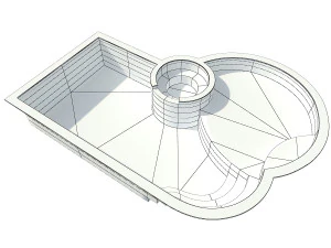 basen 16 Model 3D