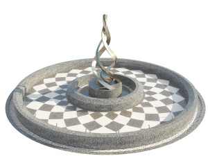 fountain 10 Model 3D