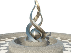 fountain 10 3D Модель
