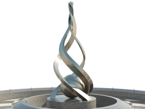 fountain 10 3D Модель
