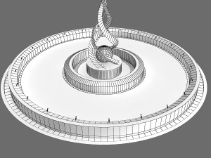 fountain 10 3D Модель