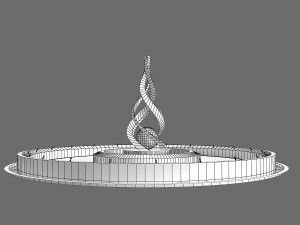 fountain 10 3D Модель