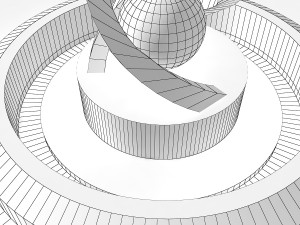 fountain 10 3D Модель