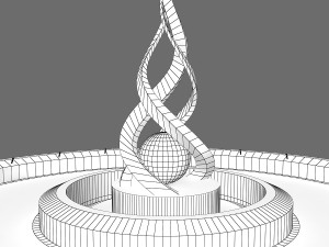 fountain 10 3D Модель