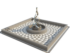 fountain 11 Model 3D